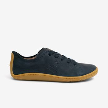 Navy Women's Vivobarefoot Addis Trail Shoes | Philippines 0166PJJQ